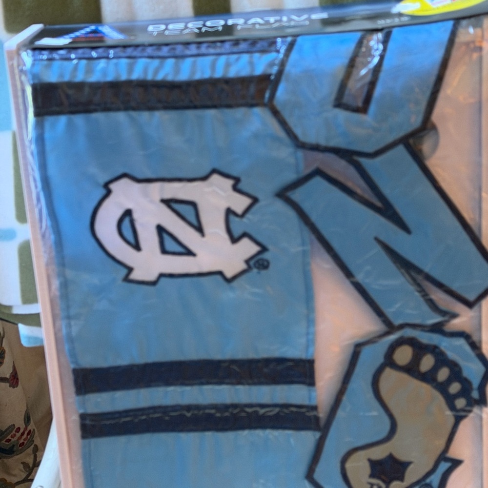 University of North Carolina Light Blue garden flag